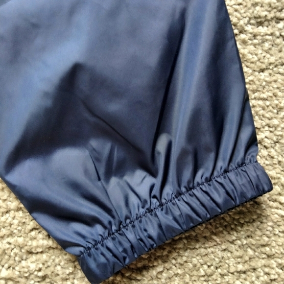 NWT XL Columbia Center Ridge Blue and White Colorblock Windbreaker Rain Jacket - Picture 8 of 14